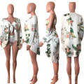New Arrivals Floral Design Sexy Women Beach Swimwear Ladies 3 Piece Set